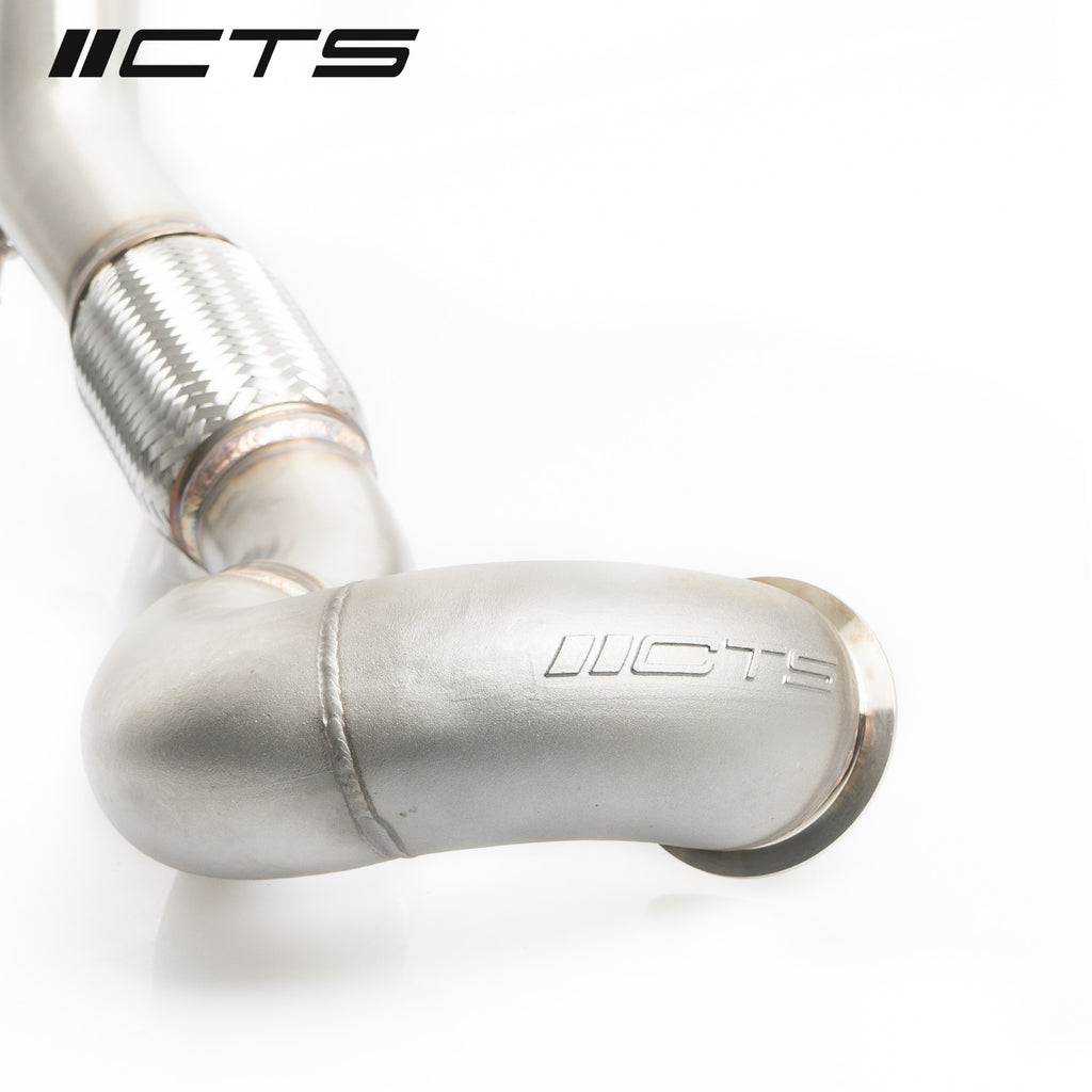 CTS Turbo MQB VW Tiguan and Audi Q3 AWD 1.8T/2.0T Downpipe (2017+) (CTS-EXH-DP-0015-T)