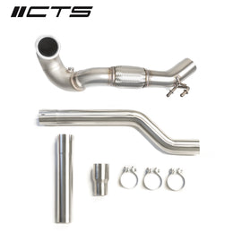 CTS Turbo MQB VW Tiguan and Audi Q3 AWD 1.8T/2.0T Downpipe (2017+) (CTS-EXH-DP-0015-T)