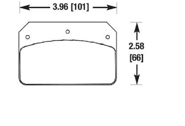 Baer Brakes Replacement "Street" Pads for Select Baer S4 Caliper (DR1-C)