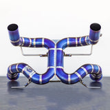 VF Engineering Titanium Catback Exhaust System - 2019-2022 Lamborghini (SVJ/Ultmae) - Non Valved  (VFE.LAM.SVJ.TIN)