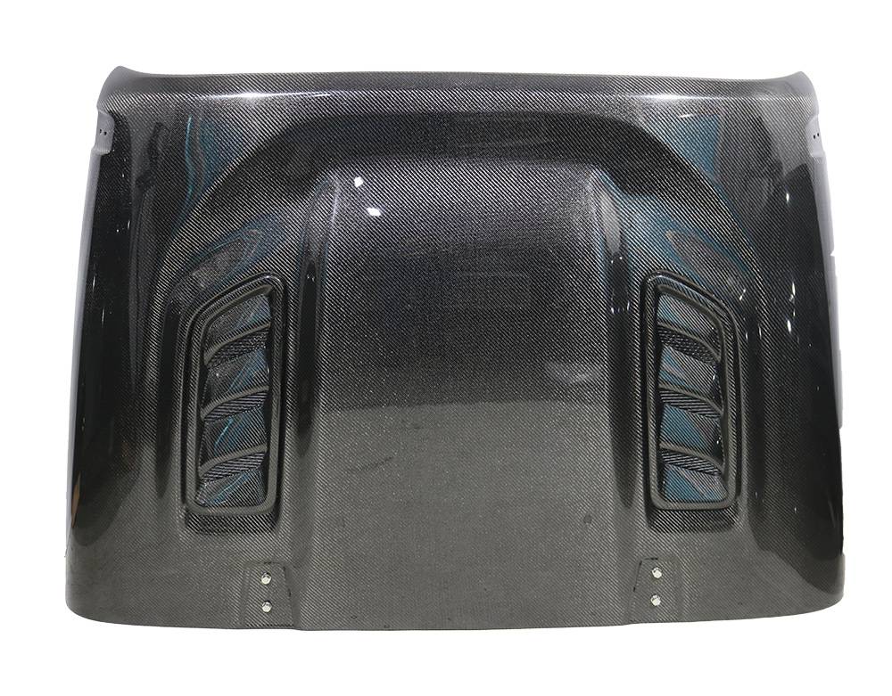 VIS Racing Carbon Fiber Hood Rubicon Style for Jeep Wrangler JK 4DR 2007-2018 (07JPWJK4DRUB-010C)