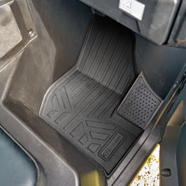 SMARTLINER Custom Fit All Weather Protection Black 2 Row UTV and Bed Liners Compatible With 2018-2025 Yamaha Wolverine RMA Models) (UA0124/UB0124/UK0124)