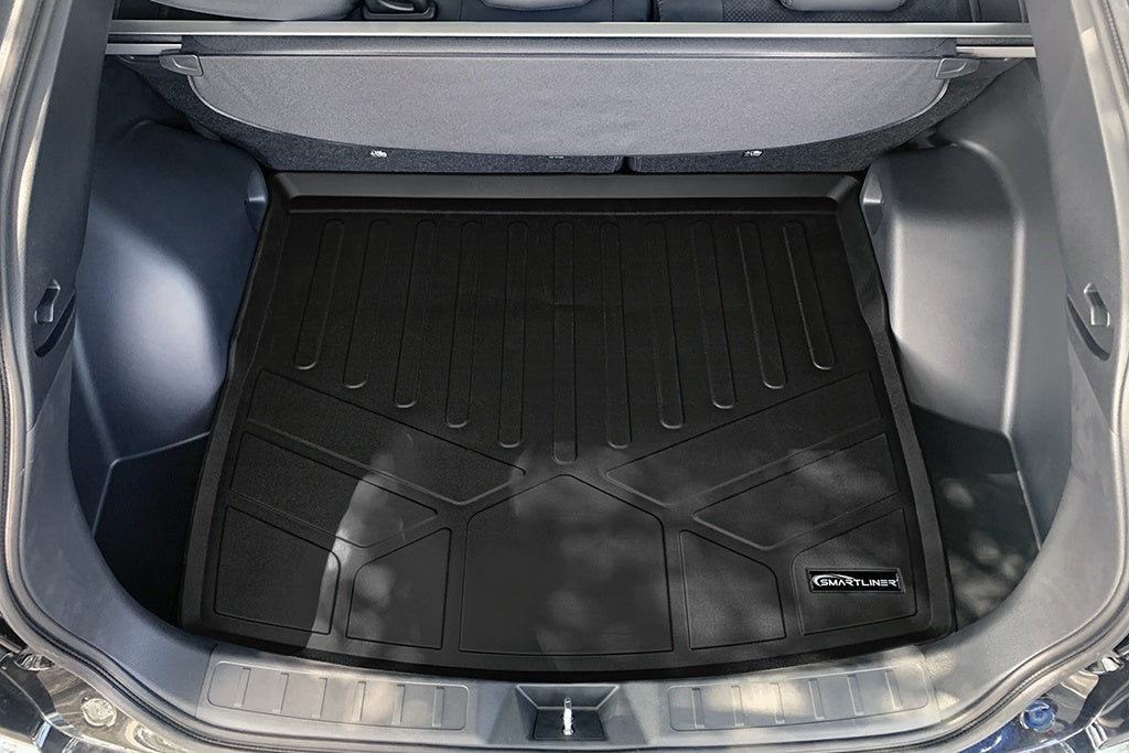 SMARTLINER All Weather Custom Fit Cargo Liner Black Compatible With 2022-2023 Mitsubishi Eclipse Cross (SD0563)