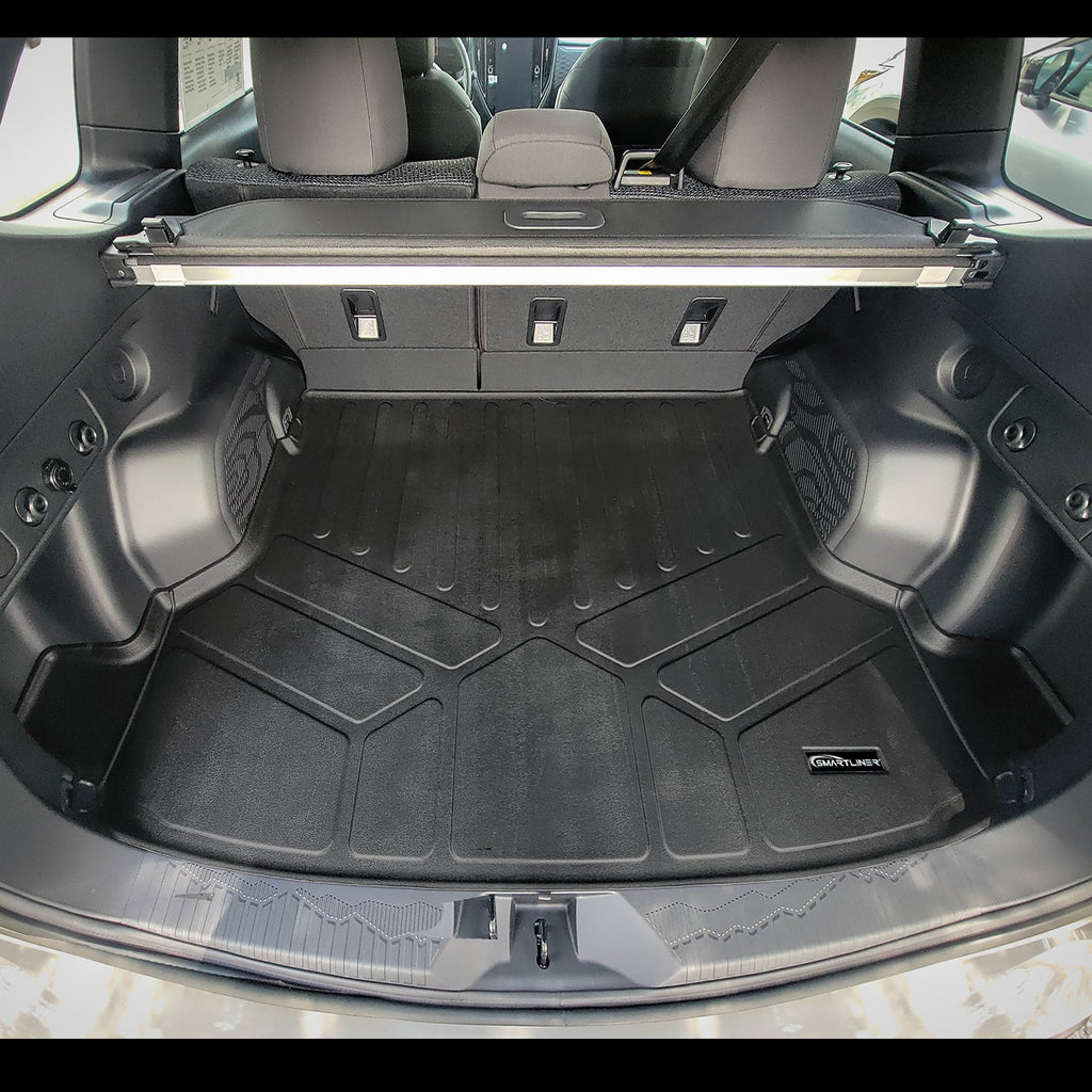 SMARTLINER Custom Fit All Weather Protection Black Cargo Liner behind the 2nd Row Seats Compatible With 2025-2026 Subaru Forester (SD0759)