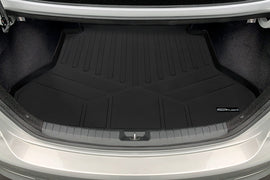 SMARTLINER All Weather Custom Cargo Liner Trunk Floor Mat Black Compatible With 2017-2020 Hyundai Elantra (SD0268)