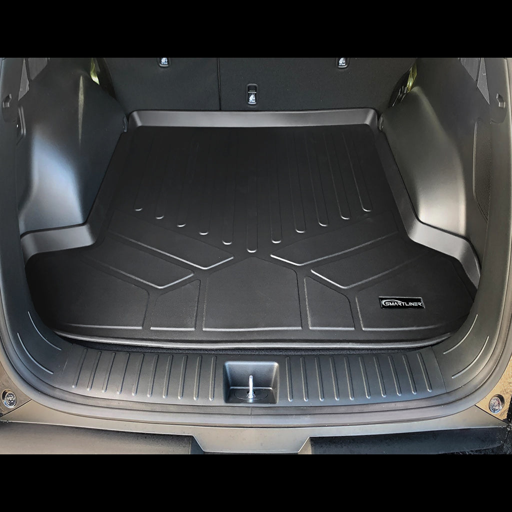 SMARTLINER All Weather Custom Fit Black Cargo Liner Behind The 2nd Row Seats Compatible with 2022-2023 Hyundai Tucson (SD0560)