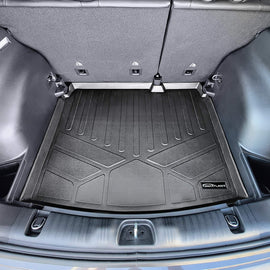 SMARTLINER Cargo Trunk Liner Floor Mat Black Compatible With 2017-2021 Jeep Compass Lower or Middle Deck Position Only (SD0361)