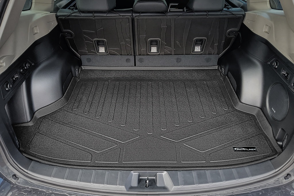 SMARTLINER Custom Fit All Weather Custom Fit Black Cargo Liner Mat Compatible With 2019-2022 Subaru Forester (SD0452)
