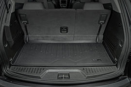 SMARTLINER Cargo Trunk Liner Floor Mat Behind 3rd Row Black Compatible With 2007-2016 GMC Acadia / 2017 Acadia Limited (SE0162)