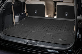 SMARTLINER Custom Cargo Trunk Liner Floor Mat Black Compatible With 2020-2022 Toyota Highlander (SD0515)