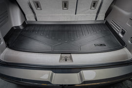 SMARTLINER All Weather Custom Fit Cargo Trunk Liner Floor Mat Behind 3rd Row Black Compatible With 2018-2021 Chevrolet Traverse (SE0343)