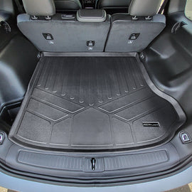 SMARTLINER All Weather Custom Fit Black Cargo Liner Set Compatible With 2023-2024 Jeep Grand Cherokee (SD0599-P)