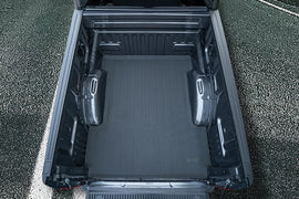 SMARTLINER Custom Fit Truck Rugged Rubber Bed Mat Compatible With 2015-2025 Ford F150 Only Fits SuperCrew 5'5