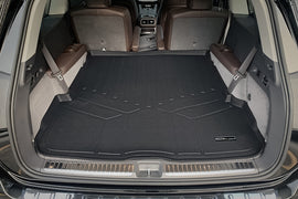 SMARTLINER Custom Cargo Trunk Liner Floor Mat Black Compatible With 2020-2021 Mercedes-Benz GLS-Class 7 Passenger With 2nd Row Bench Seats (SD0498)