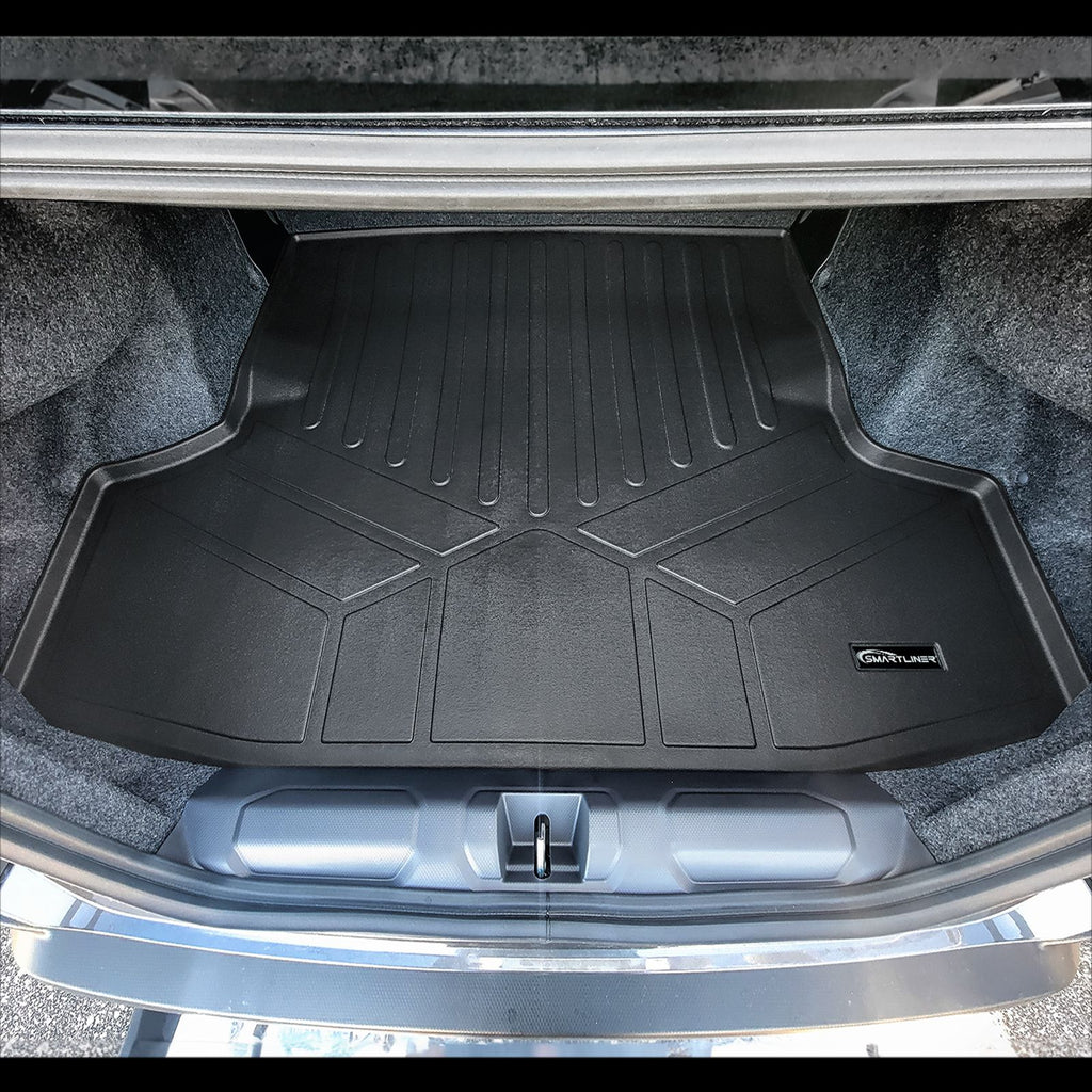 SMARTLINER All Weather Protection Custom Fit Black Cargo Liner Compatible With 2022-2024 Subaru WRX (SD0720)
