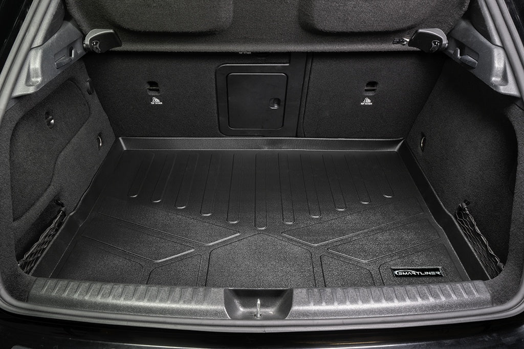 SMARTLINER All Weather Custom Fit Cargo Trunk Liner Floor Mat Black Compatible With 2015-2020 Mercedes Benz GLA Class (SD0256)