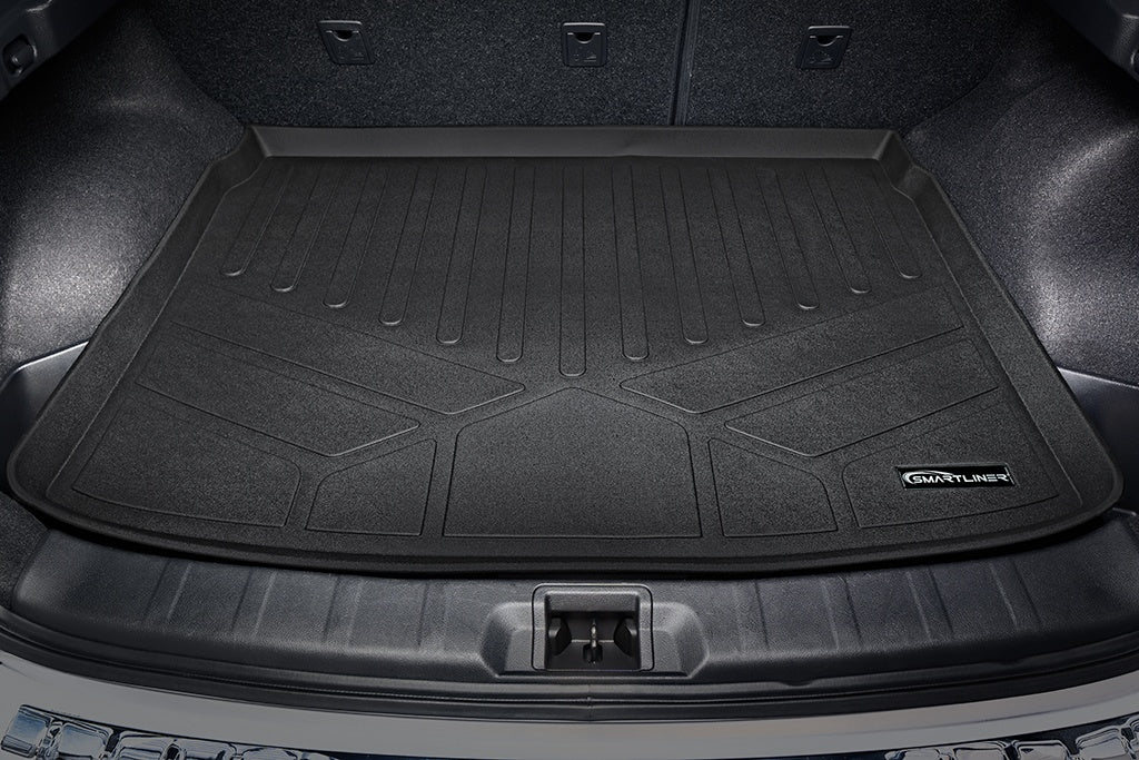 SMARTLINER Cargo Trunk Liner Floor Mat Black Compatible With 2017-20 Rogue Sport - Fits with Cargo Tray in Highest Position (SD0340)