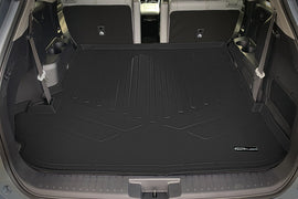SMARTLINER All Weather Custom Cargo Trunk Liner Floor Mat Black Compatible With 2020-2022 Toyota Highlander (SD0500)