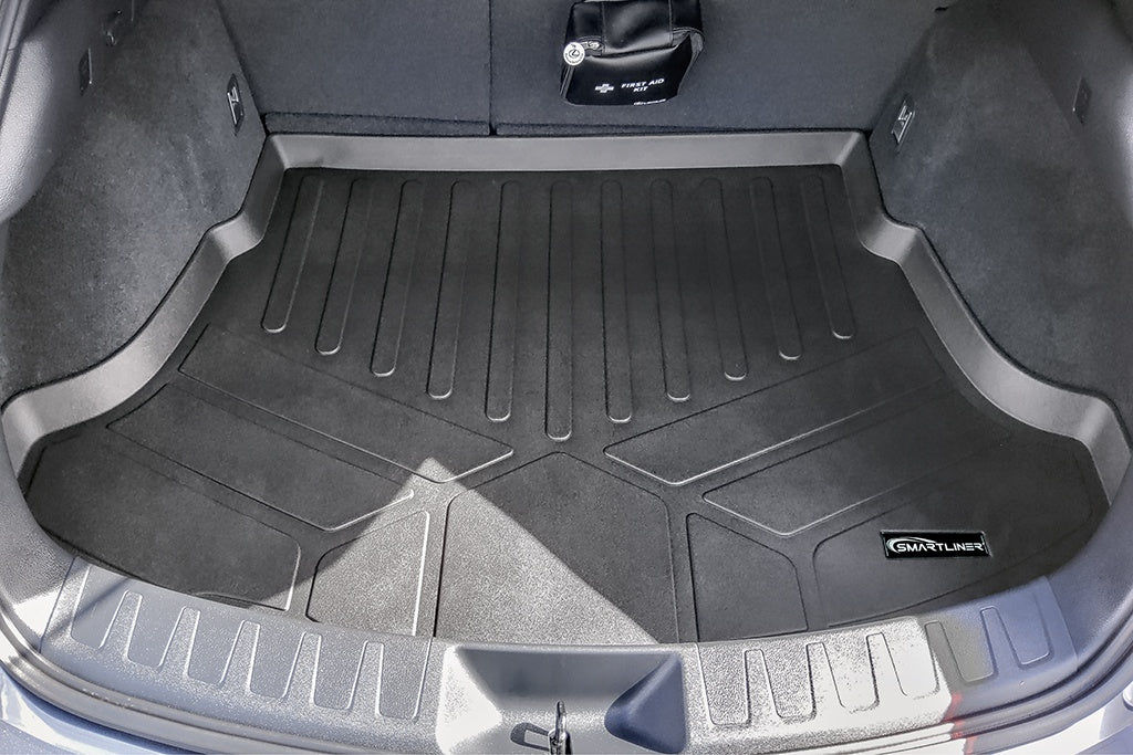 SMARTLINER All Weather Custom Fit Cargo Liner Trunk Floor Mat Black Compatible With 2019-2023 Lexus UX - Non-Hybrid Models (SD0441)