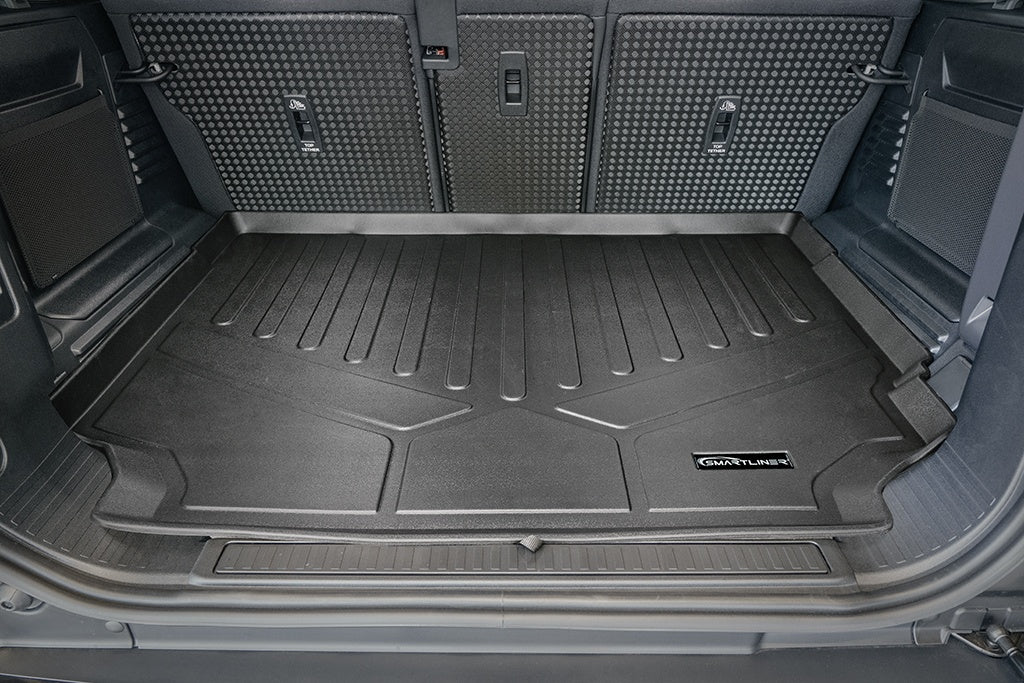 SMARTLINER All Weather Custom Fit Cargo Liner Behind the 2nd Row Set Compatible With 2020-2022 Range Rover Defender 110 (SD0564)