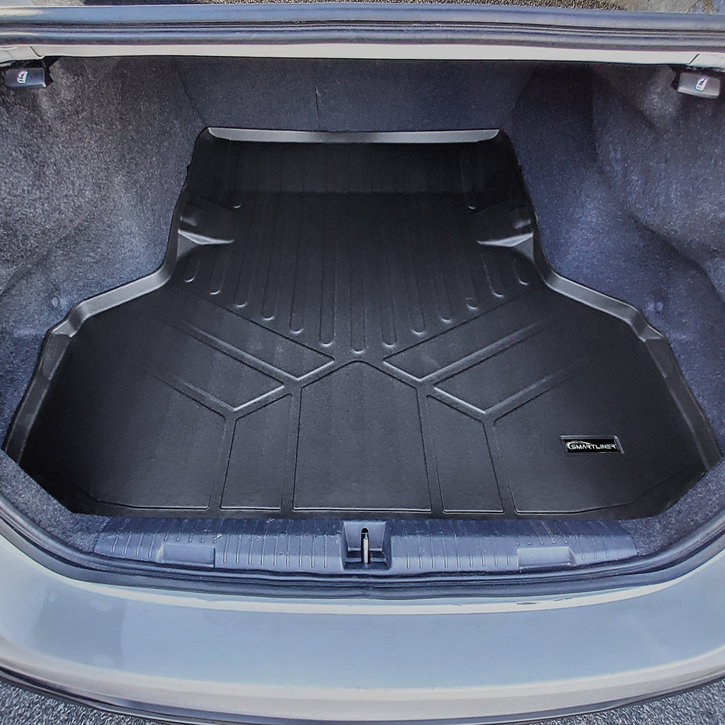 SMARTLINER All Weather Custom Fit Black Cargo Trunk Liner Compatible With 2020-2023 Subaru Legacy (SD0496)