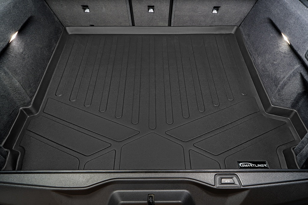 SMARTLINER All Weather Custom Fit Cargo Liner Trunk Floor Mat Black Compatible With 2019-2025 BMW X5 (SD0420)