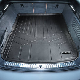 SMARTLINER Custom Fit All Weather Protection Black Cargo Liner behind the 2nd Row Seats Compatible With 2020-2025 Audi A6 Allroad (SD0654)