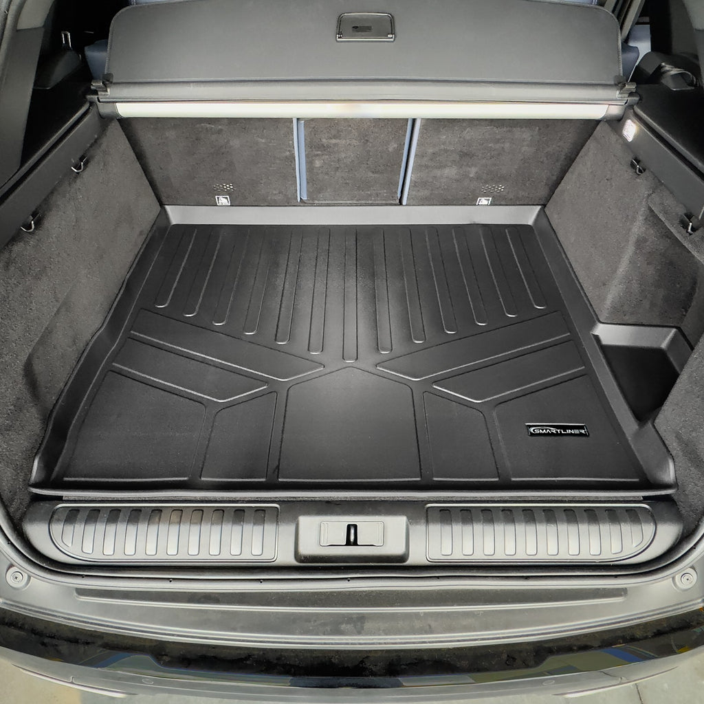 SMARTLINER All Weather Cargo Trunk Liner Floor Mat Black Compatible With 2014-2022 Land Rover Range Rover Sport (SD0289)