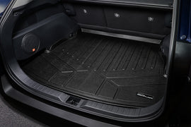 SMARTLINER All Weather Custom Fit Cargo Liner Trunk Floor Mat Black Compatible With 2019-2023 Toyota RAV4 - All Models (SD0418)