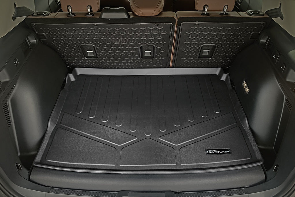SMARTLINER Custom Fit All Weather Black Cargo Trunk Liner Mat Compatible With 2021-2024 Ford Bronco Sport (SD0546)