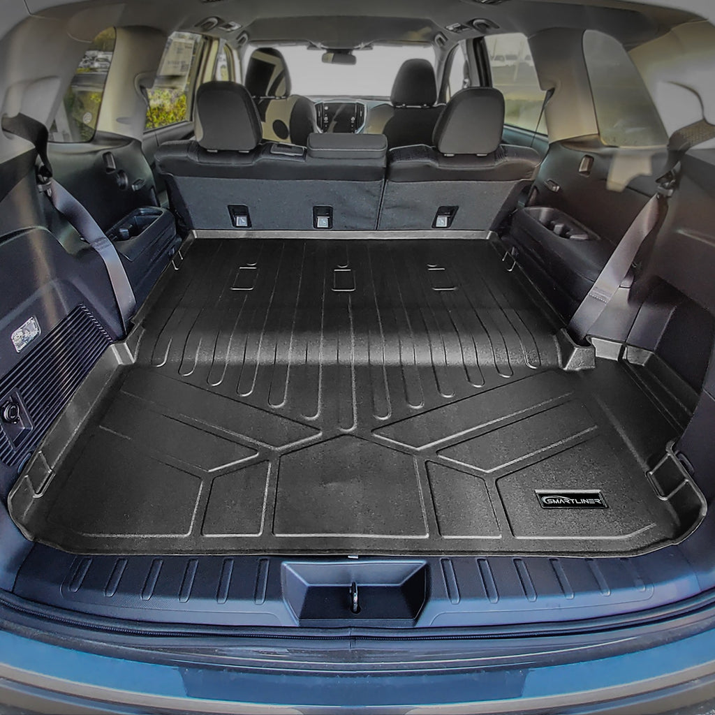 SMARTLINER Custom Fit All Weather Protection Black Cargo Liner Mat Compatible With 2019-2023 Subaru Ascent (SD0657)