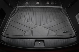 SMARTLINER All Weather Custom Fit Black Cargo Liner Behind the 2nd Row Compatible With 2022-2023 Kia Carnival MPV (SD0556)
