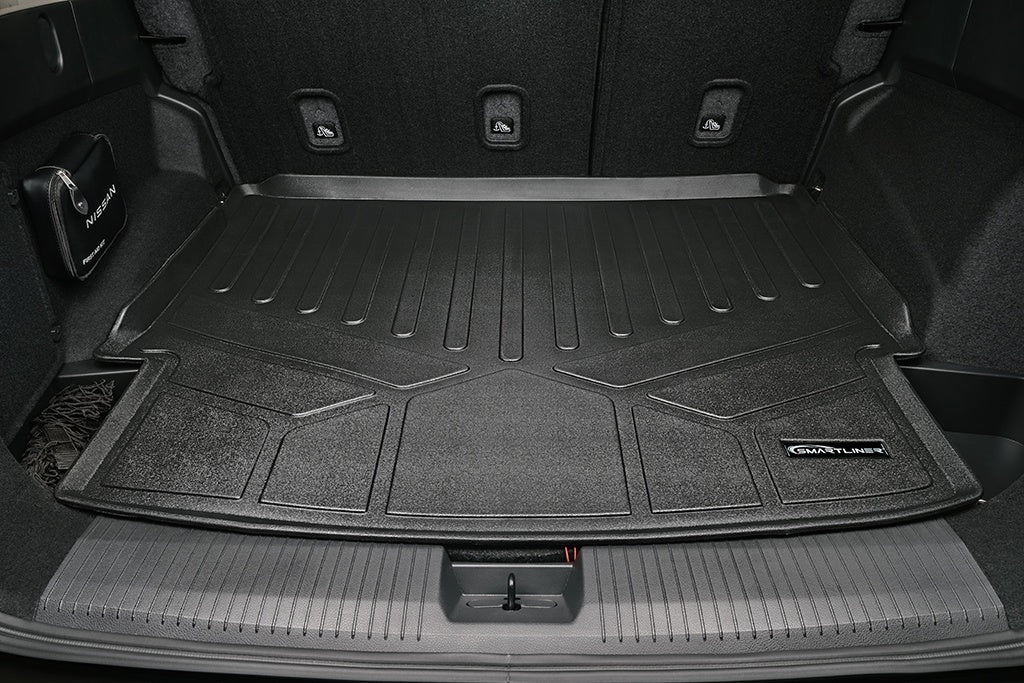 SMARTLINER Custom Fit All Weather Black Cargo Trunk Liner Mat Compatible With 2021-2023 Nissan Rogue (SD0540)