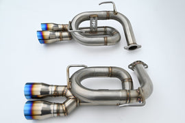 Invidia 22+ Subaru WRX Twin Loop 3.5in. Single Layer T.I Tip Axle-Back Exhaust (HS22SW4AT4STL)
