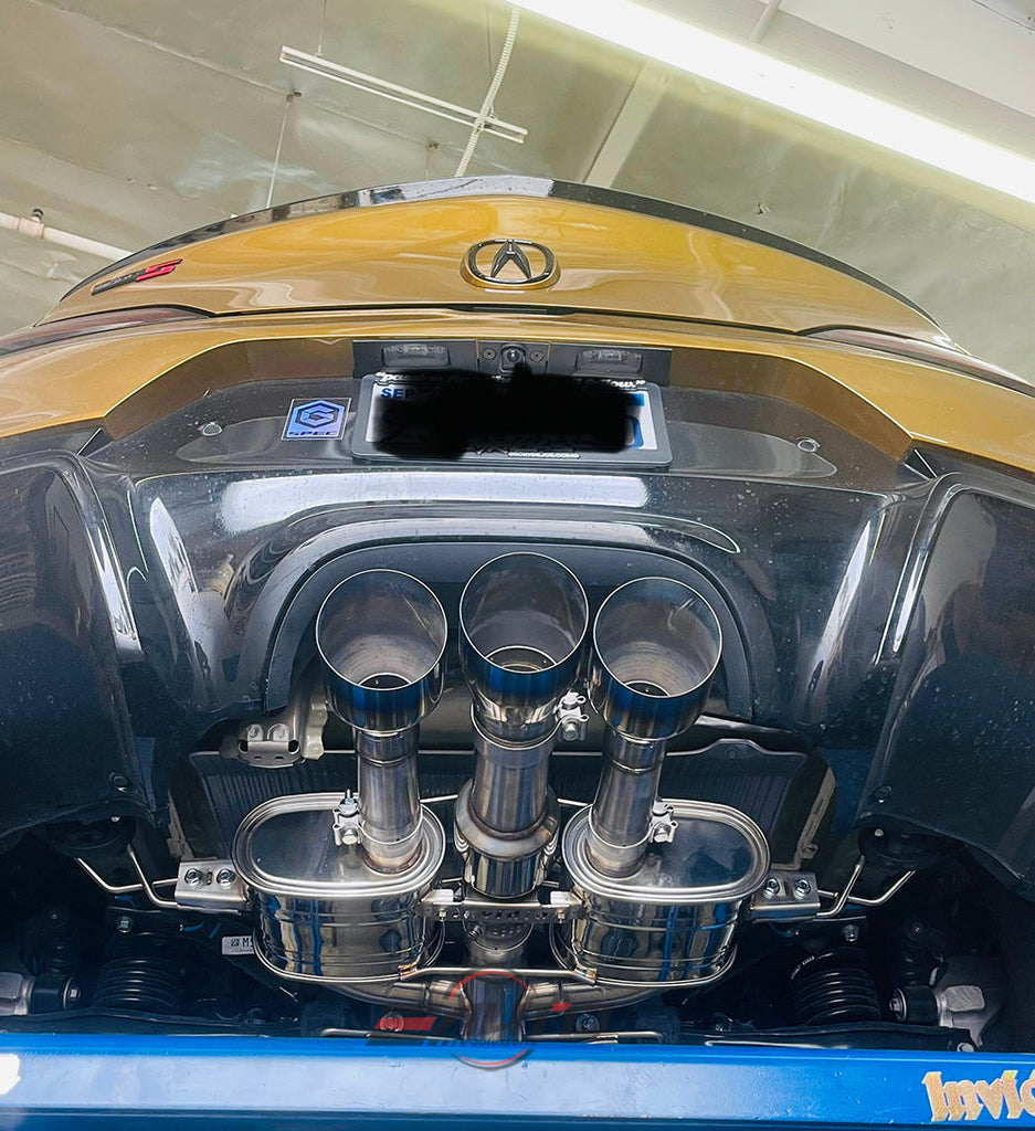 Invidia Acura Integra Type-S De5 Q300 Single Layer Ti -Tip (HS23AISFQ33STL)