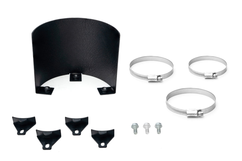 HPS Performance Universal Aluminum Engine Air Intake Heat Shield Black (HSK-404)