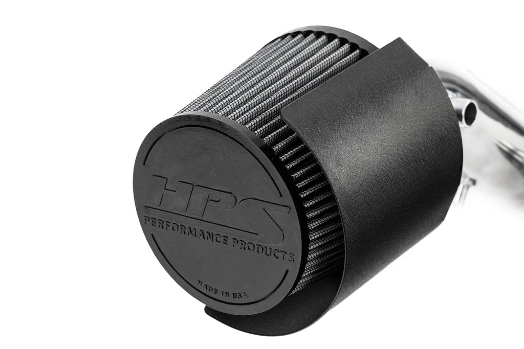HPS Performance Universal Aluminum Engine Air Intake Heat Shield Black (HSK-404)