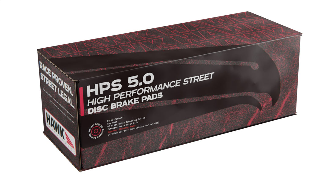 Hawk Performance 17-18 Mercedes-Benz E43 AMG 4Matic 3.0L/ 2018 Mercedes-Benz E400 HPS 5.0 Street Rear Brake Pads (HB911B.654)