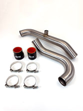 Load image into Gallery viewer, ETS 03-06 Mitsubishi Evo 8/9 2.5" Titanium Short Route Upper Intercooler Piping