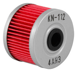 K&N Honda/Kawasaki/Polaris/Suzuki 1.969in OD x .469in ID x 1.438in H Oil Filter (KN-112)