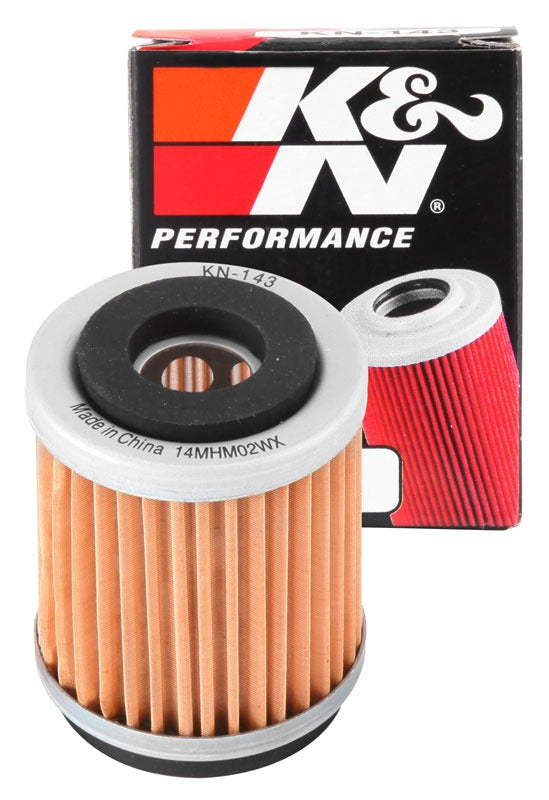 K&N Yamaha / MBK 1.5in OD x 1.938in H Oil Filter (KN-143)