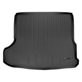 SMARTLINER All Weather Custom Fit Cargo Trunk Liner Floor Mat Black Compatible With 2014-2018 Mazda 3 Sedan (SD0278)