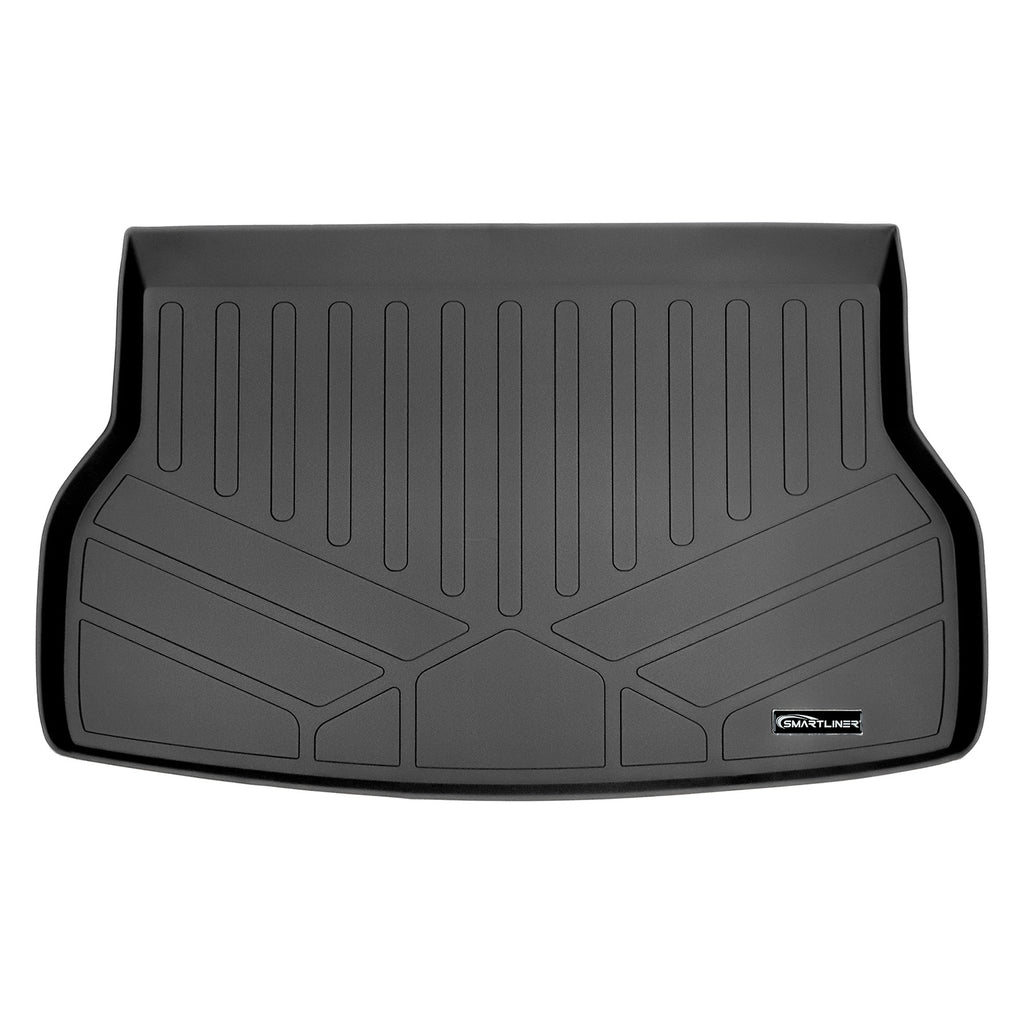 SMARTLINER Custom Fit All Weather Protection Black Cargo Liner behind the 2nd Row Seats Compatible With 2013-2018 Acura RDX (SD0235)