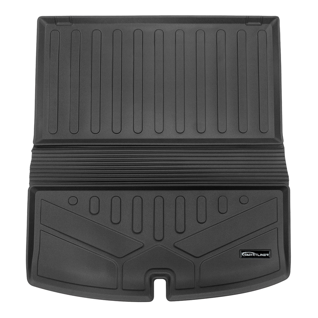 SMARTLINER All Weather Protection Custom Fit Black Cargo Liner Behind 2nd Row Compatible With 2020-2023 Tesla Model Y (SD0715)