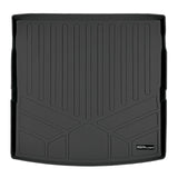 SMARTLINER Custom Fit Cargo Trunk Liner Floor Mat Behind 2nd Row Black Compatible With 2018-2021 Volkswagen Tiguan with 3rd Row Seats (SD0431)