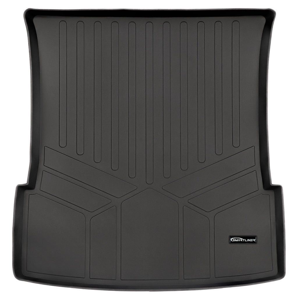 SMARTLINER All Weather Custom Cargo Trunk Liner Floor Mat Behind 2nd Row Black Compatible With 2013-2019 Mercedes Benz GL / GLS Series (SD0205)