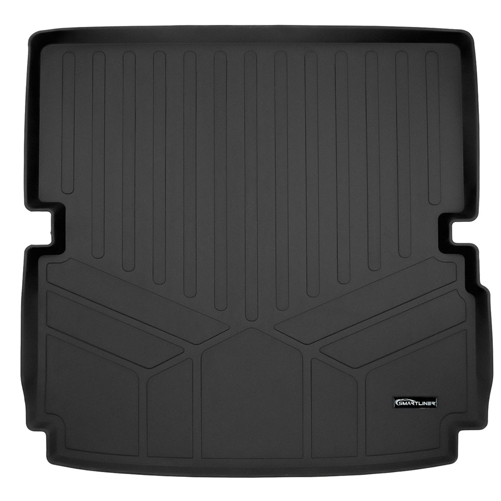 SMARTLINER Custom Fit All Weather Protection Black Cargo Liner behind the 2nd Row Seats Compatible With 2022-2025 Acura MDX (SD0581)