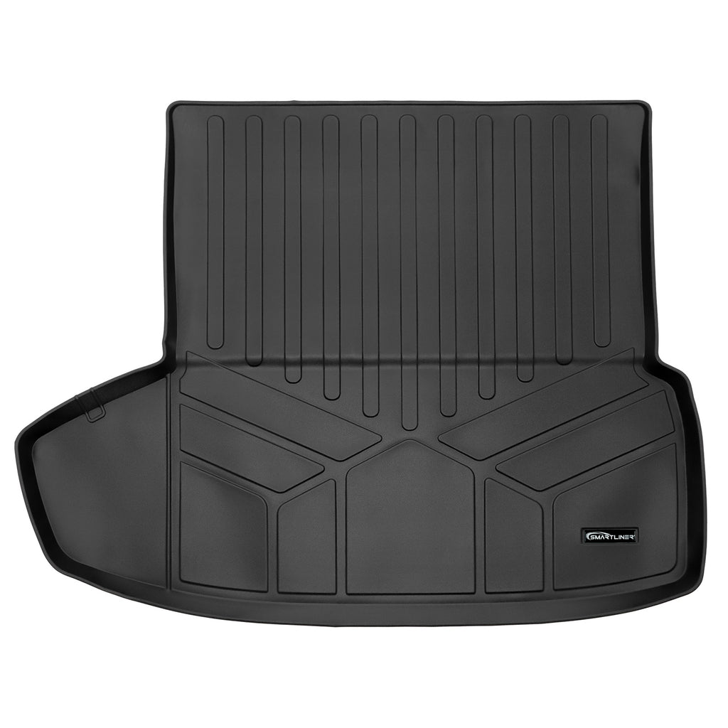 SMARTLINER All Weather Protection Custom Fit Black Cargo Liner Behind the 2nd Row Compatible With 2020-2023 Tesla Model S (SD0729)