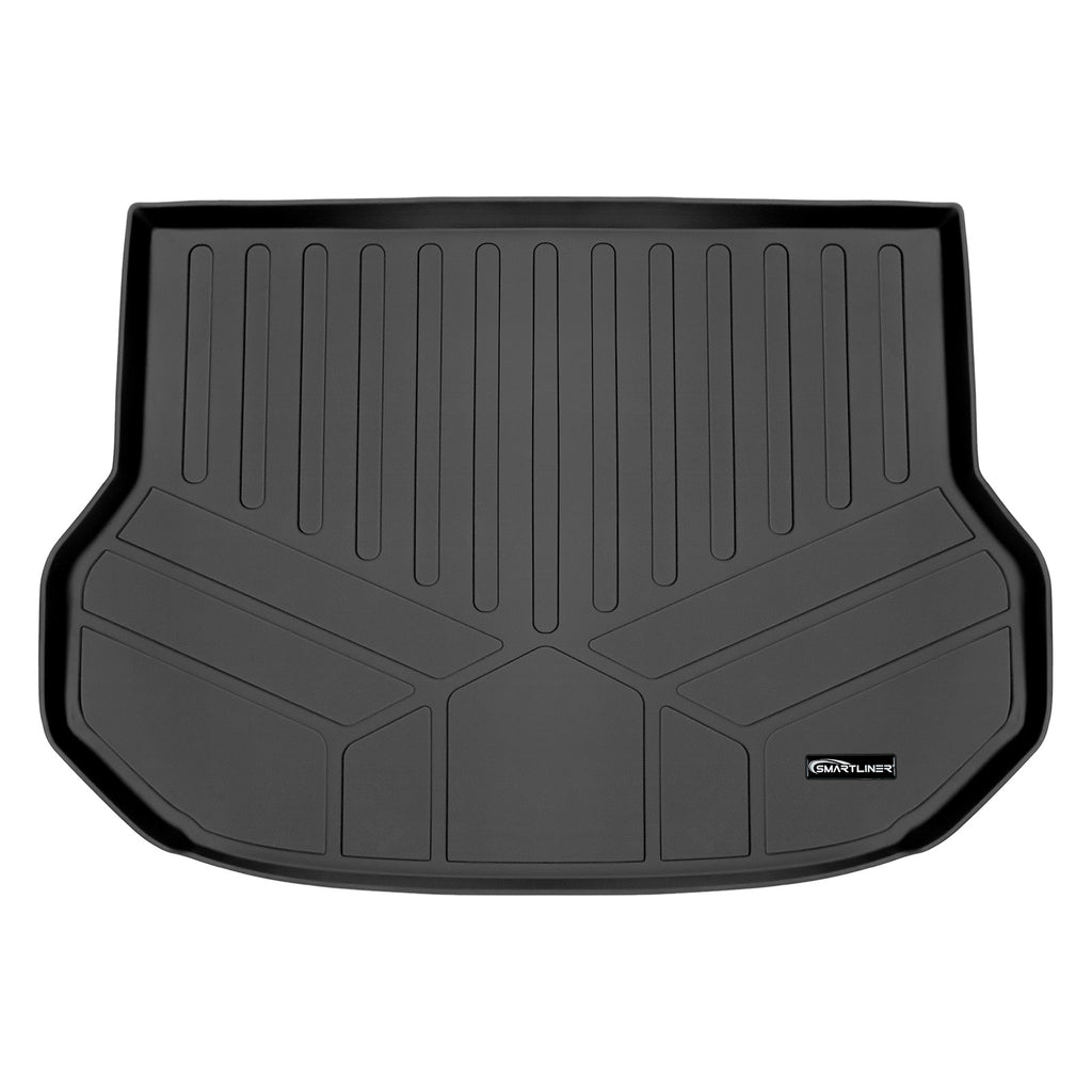 SMARTLINER All Weather Custom Fit Cargo Trunk Liner Floor Mat Black Compatible With 2015-2021 Lexus NX200t / NX300 / NX300h (SD0168)