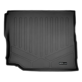 SMARTLINER Custom Cargo Liner Floor Mat Black Compatible With 2018 Jeep Wrangler Unlimited JL With Rear Seat Incline and Subwoofer (SD0414)